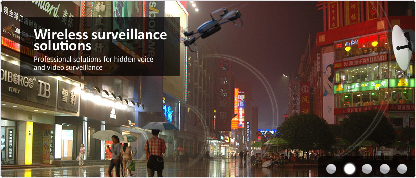 Wireless surveillance solutions. Professional solutions for hidden voice and video surveillance